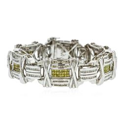 14KT White Gold 12.50 ctw Diamond Bracelet