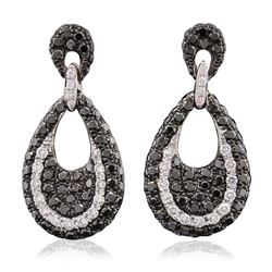 14KT White Gold 0.25 ctw Diamond Earrings