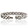 Image 3 : 14KT White Gold 1.07 ctw Diamond Bracelet