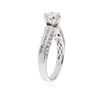 Image 3 : 18KT White Gold 1.44 ctw Diamond Ring