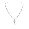 Image 1 : 14KT White Gold 3.82 ctw Diamond Necklace