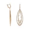 Image 2 : 14KT Rose Gold 3.75 ctw Diamond Earrings
