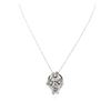 Image 2 : 14KT White Gold 1.37 ctw Diamond Pendant With Chain