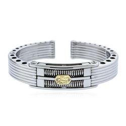 Sauro Stainless Steel Bangle Bracelet