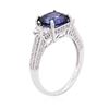 Image 3 : 14KT White Gold 2.90 ctw Sapphire and Diamond Ring
