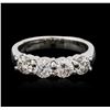 Image 1 : 14KT White Gold 1.38 ctw Diamond Ring