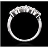 Image 3 : 14KT White Gold 1.38 ctw Diamond Ring