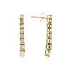 Image 2 : 14KT Yellow Gold 1.22 ctw Diamond Earrings