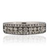 Image 1 : 18KT White Gold 1.06 ctw Diamond Ring