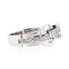 Image 2 : 14KT White Gold 0.20 ctw Diamond Ring