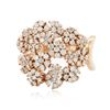 Image 1 : 14KT Rose Gold 0.86 ctw Diamond Ring