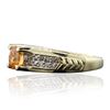 Image 2 : 14KT Yellow Gold 1.00 ctw Citrine and Diamond Ring
