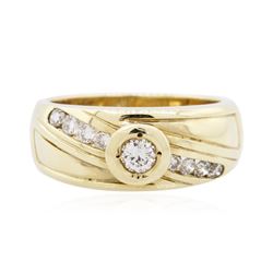 14KT Yellow Gold 0.45 ctw Diamond Ring