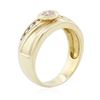 Image 3 : 14KT Yellow Gold 0.45 ctw Diamond Ring