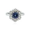 Image 1 : 14KT White Gold 1.74 ctw Tanzanite and Diamond Ring