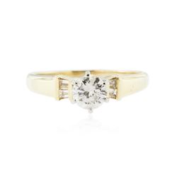 14KT Yellow Gold 0.58 ctw Diamond Ring