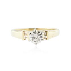 14KT Yellow Gold 0.58 ctw Diamond Ring