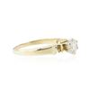 Image 2 : 14KT Yellow Gold 0.58 ctw Diamond Ring