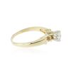 Image 3 : 14KT Yellow Gold 0.58 ctw Diamond Ring