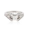 Image 1 : 14KT White Gold 1.55 ctw Diamond Ring