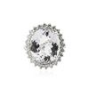 Image 1 : 14KT White Gold 24.09 ctw Kunzite and Diamond Ring