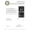 Image 3 : 14KT White Gold 4.07 ctw Diamond Earrings