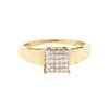 Image 1 : 14KT Yellow Gold 0.38 ctw Diamond Ring
