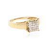 Image 2 : 14KT Yellow Gold 0.38 ctw Diamond Ring