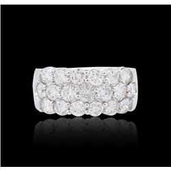 14KT White Gold 2.98 ctw Diamond Ring