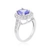 Image 3 : 14KT White Gold 2.93 ctw Tanzanite and Diamond Ring