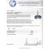 Image 3 : 14KT White Gold 6.29 ctw Sapphire and Diamond Earrings
