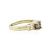 Image 2 : 14KT Yellow Gold 0.98 ctw Brown Diamond Ring