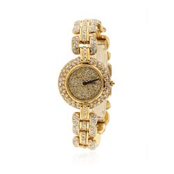 Ladies Renato Ferraris 18KT Yellow Gold 4.00 ctw Diamond Wristwatch