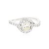 Image 1 : 14KT White Gold 1.24 ctw Diamond Ring