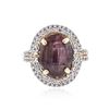 Image 1 : SILVER 8.92 ctw Ruby and White Sapphire Ring