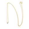 Image 1 : 14KT Yellow Gold 0.09 ctw Diamond Solitaire Necklace