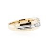 Image 2 : 14KT Two-Tone Gold 0.30 ctw Diamond Ring