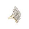 Image 2 : 14KT Yellow Gold 1.52 ctw Diamond Ring