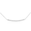 Image 2 : 14KT White Gold 0.84 ctw Diamond Necklace