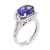 Image 3 : 14KT White Gold 3.64 ctw Tanzanite and Diamond Ring