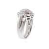 Image 3 : 14KT White Gold 1.09 ctw Diamond Ring