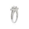Image 3 : 18KT White Gold 1.99 ctw Diamond Ring