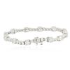 Image 2 : 14KT White Gold 9.93 ctw Diamond Tennis  Bracelet