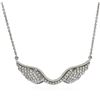 Image 2 : 14KT White Gold 0.46 ctw Diamond Necklace