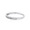 Image 2 : 14KT White Gold 0.20 ctw Diamond Ring