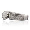 Image 2 : 18KT White Gold 3.45 ctw Diamond Ring