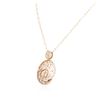 Image 3 : 14KT Rose Gold 2.41 ctw Diamond Pendant With Chain
