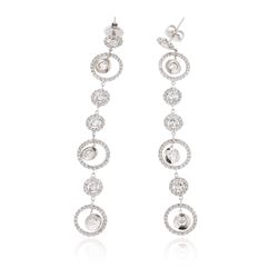 14KT White Gold 2.81 ctw Diamond Earrings