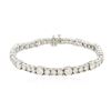 Image 1 : 14KT White Gold 9.75 ctw Diamond Tennis Bracelet