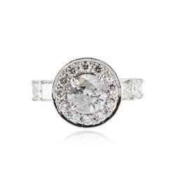 14KT White Gold 3.35 ctw Diamond Ring